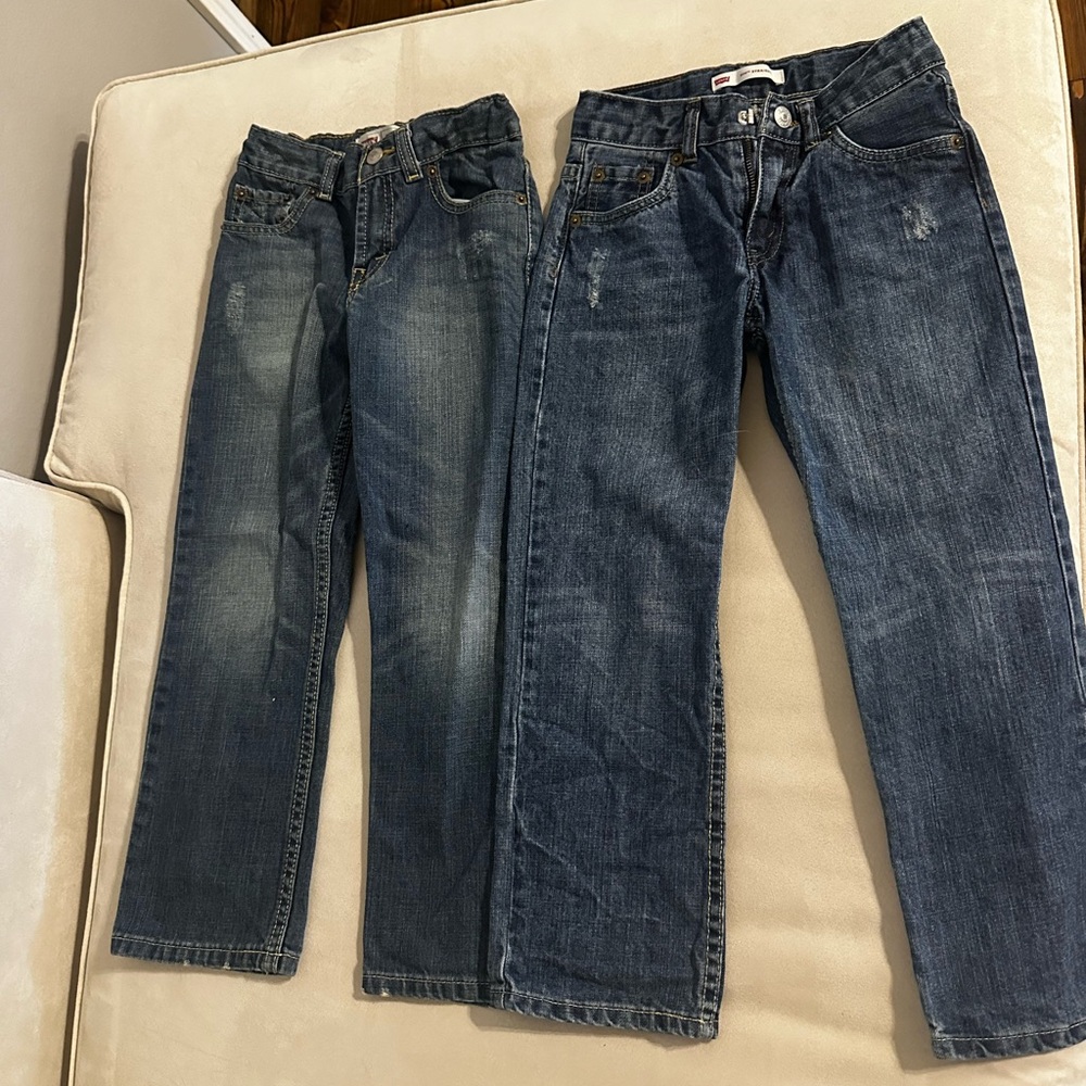 Levi's Kids Blue Jeans size 7X regular 514 straight